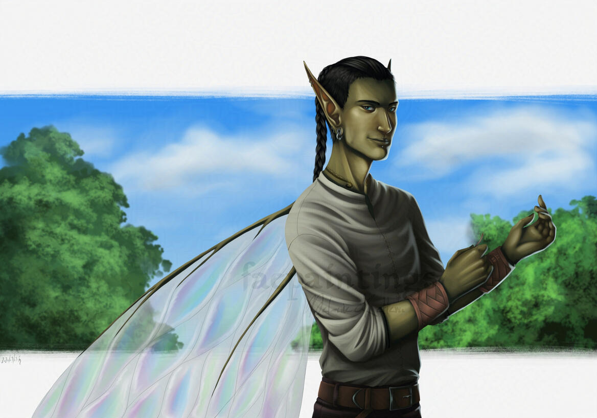 Nymviir, my Windling from Earthdawn